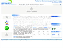 Tablet Screenshot of natronix.net